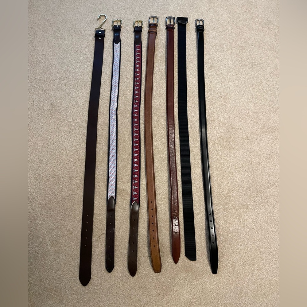 Vineyard Vines Men's Leather Belts size 36